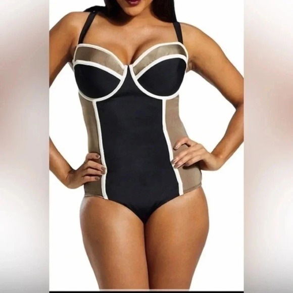 Swimsuits For All Other - Swimsuits For All size 20 one piece under wire bra swimsuit.